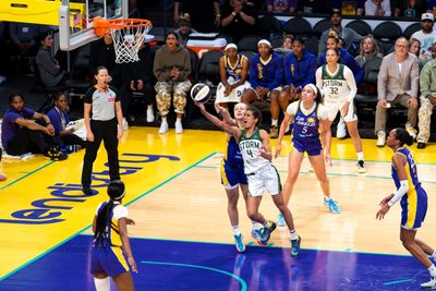 Sparks Short-Circuited: Seattle Storm Overpowers Shorthanded L.A. at Home